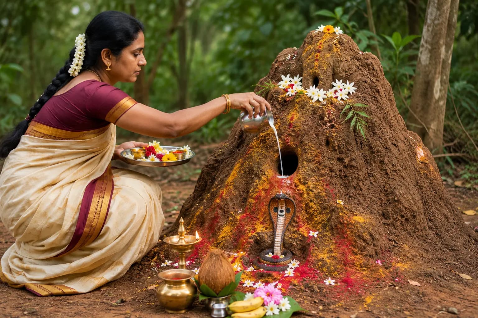 Nag Panchami Puja Vidhi (Step-by-Step)
