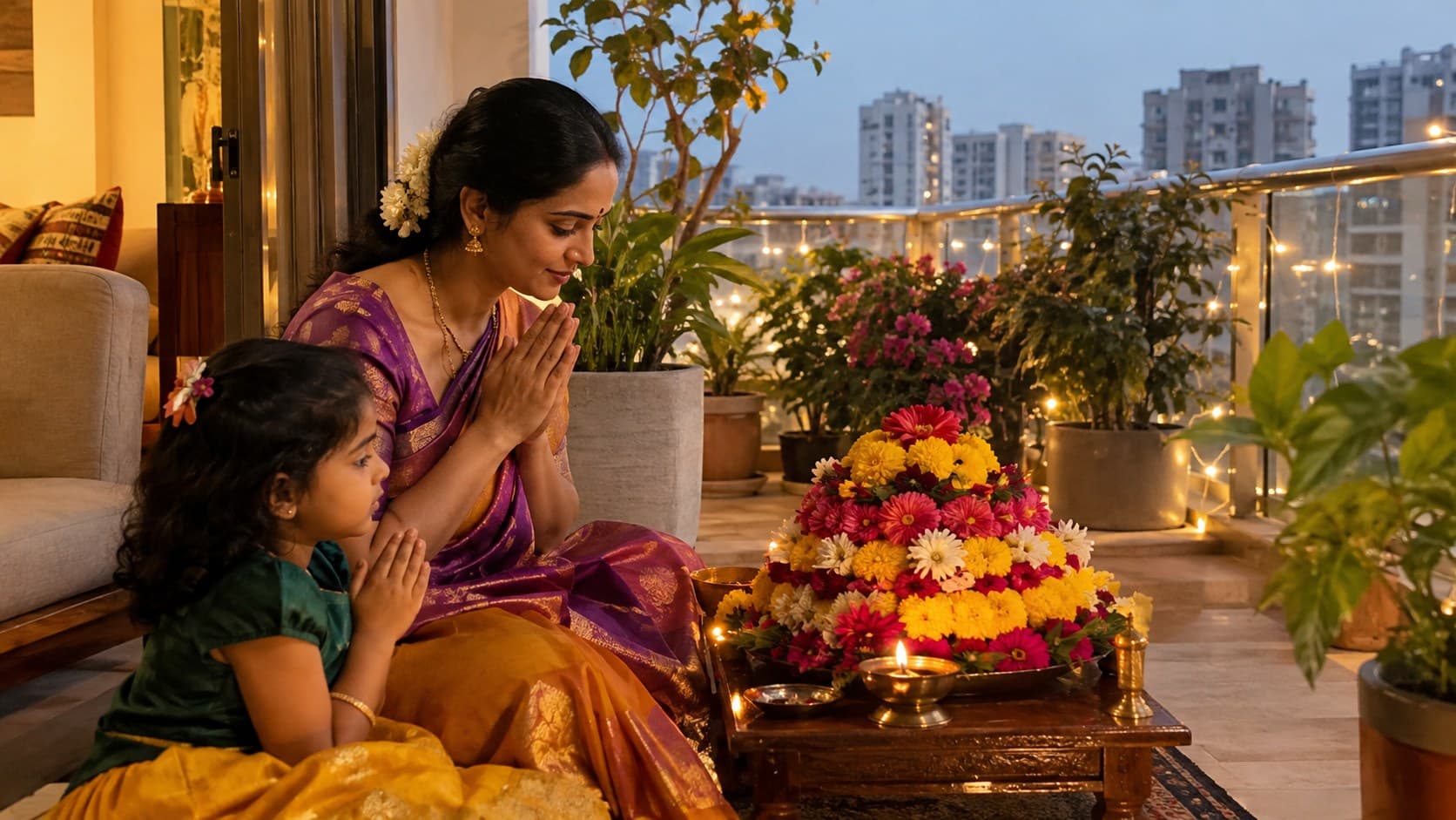 Engili Poola Bathukamma in Hyderabad