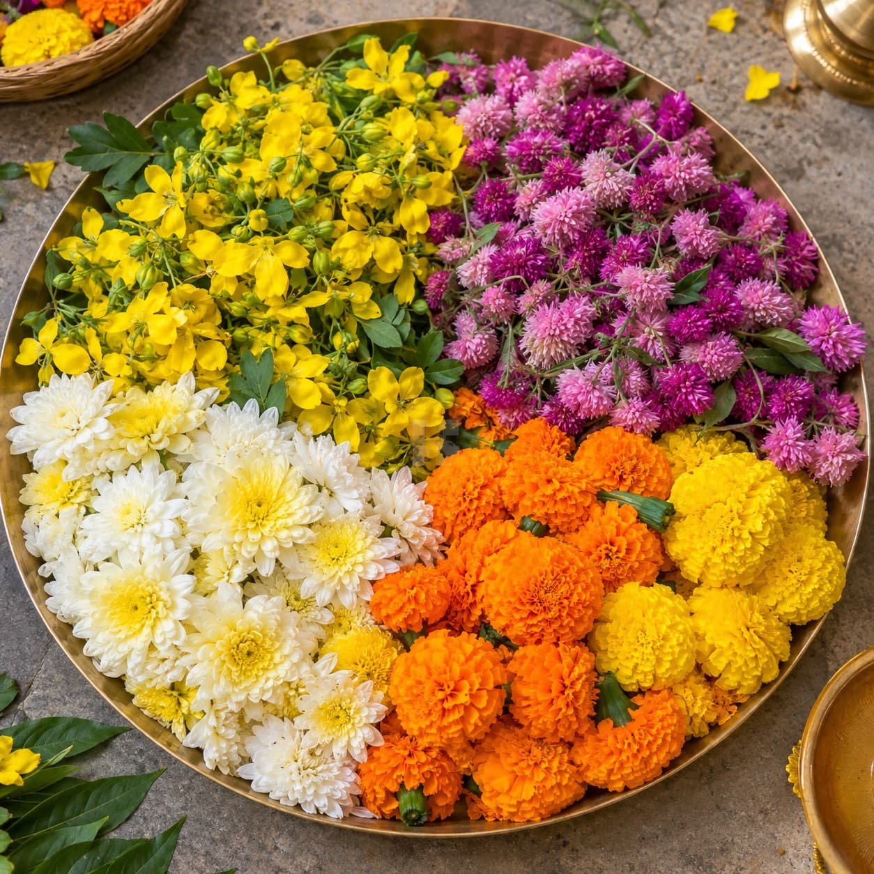 Which Flowers Are Used for Bathukamma?