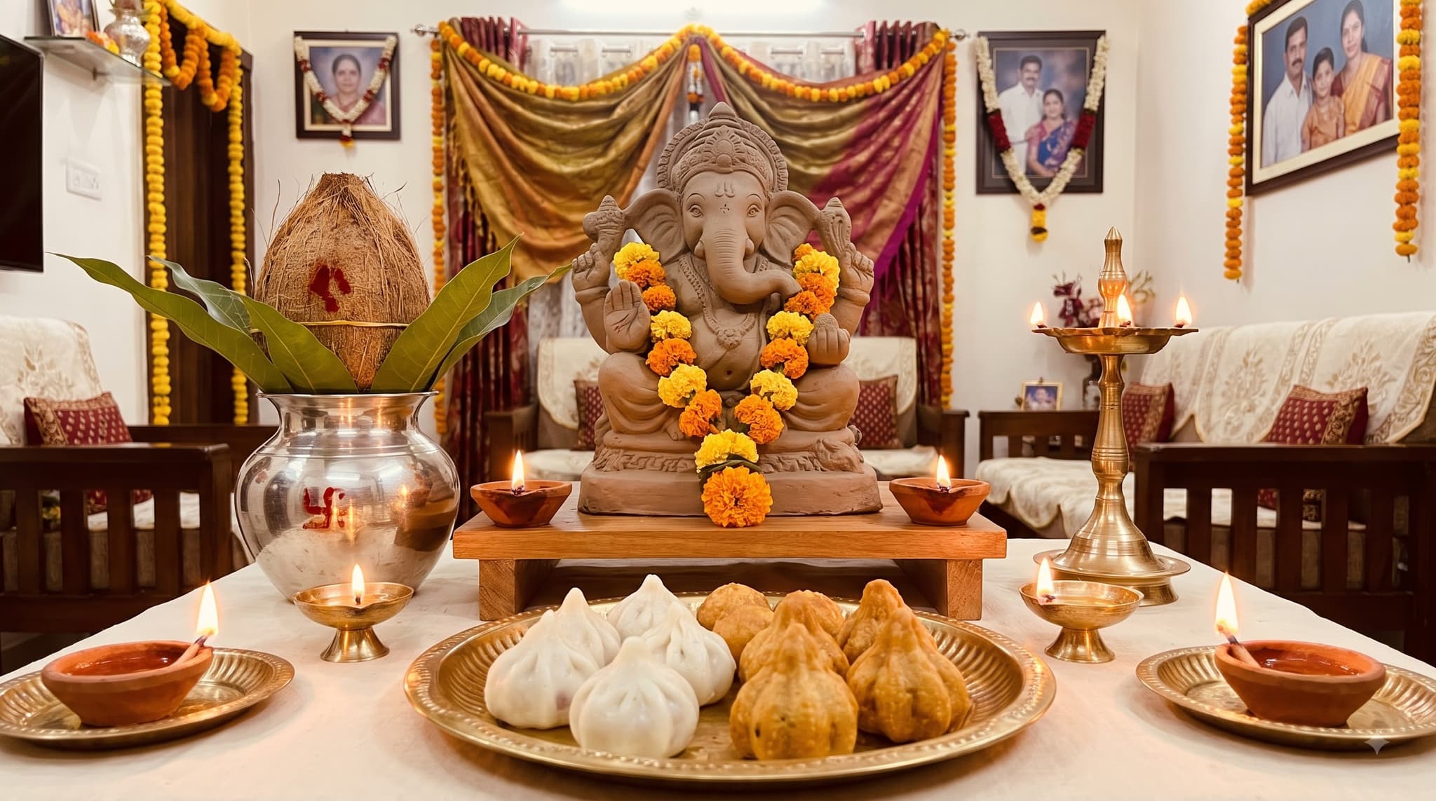 Telugu Style of Vinayaka Puja
