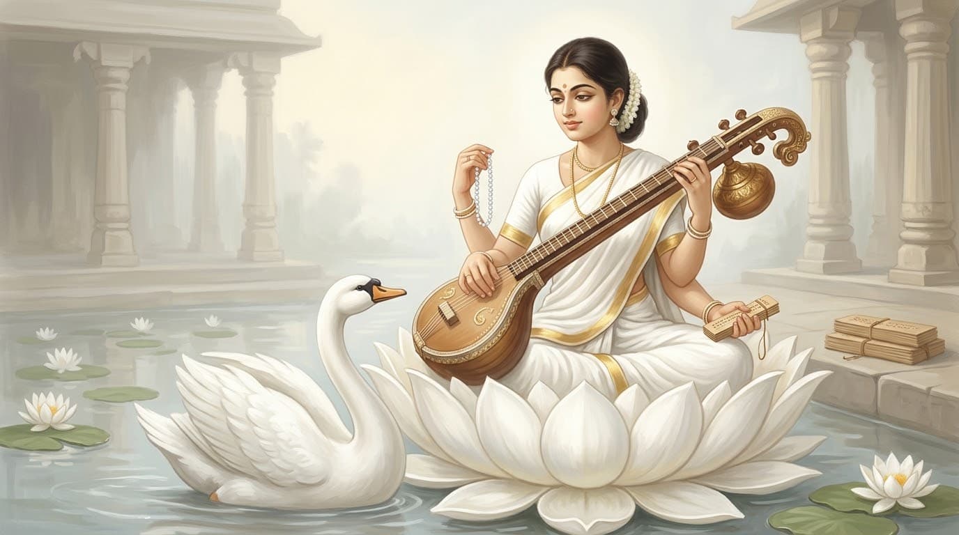 Saraswati Devi: Navratri Day 7 2026 — Date & Puja Guide