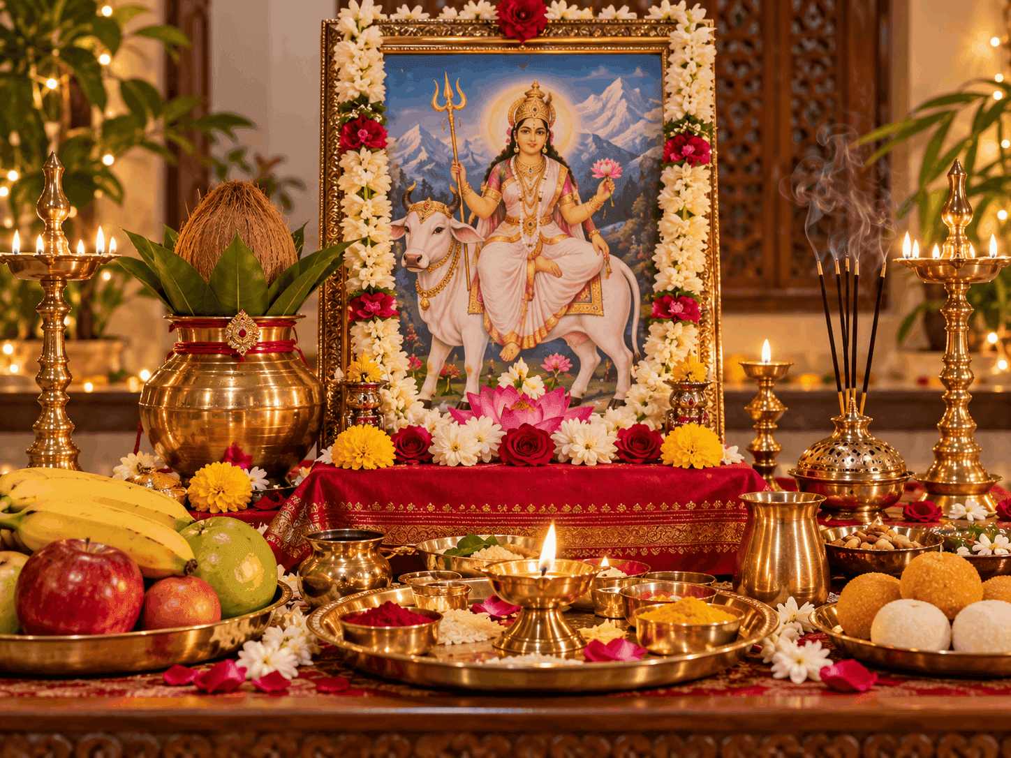 Maa Shailputri Symbolism